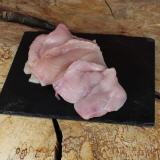 frisch geschnittene Hhnerschnitzel